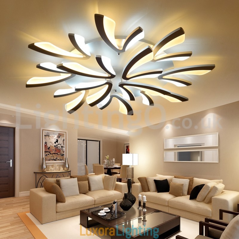 Designer Touch Decorative Newest 12 Lights Elegant Modern Flush Mount Ceiling Lights