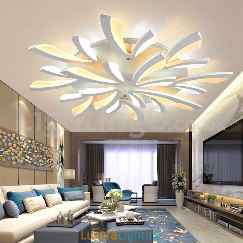 Designer Touch Decorative Newest 12 Lights Elegant Modern Flush Mount Ceiling Lights