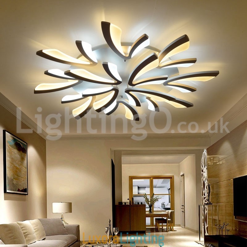 Designer Touch Decorative Newest 12 Lights Elegant Modern Flush Mount Ceiling Lights