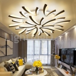 Designer Touch Decorative Personality 15 Lights Elegant Modern Flush Mount Ceiling Lights
