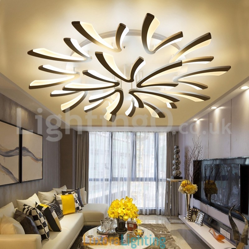 Designer Touch Decorative Personality 15 Lights Elegant Modern Flush Mount Ceiling Lights