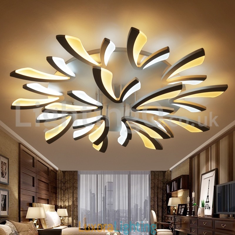 Designer Touch Decorative Personality 15 Lights Elegant Modern Flush Mount Ceiling Lights