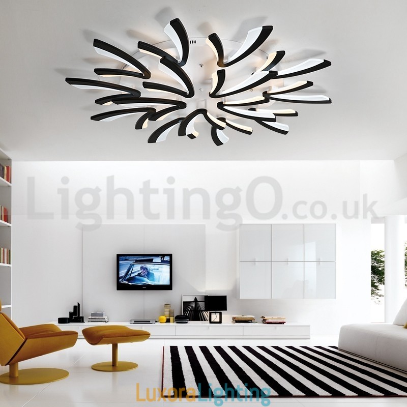 Designer Touch Decorative Personality 15 Lights Elegant Modern Flush Mount Ceiling Lights