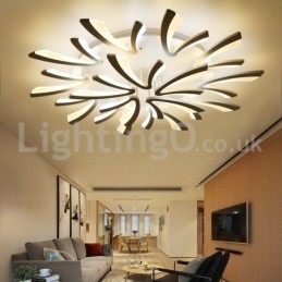 Designer Touch Decorative Personality 15 Lights Elegant Modern Flush Mount Ceiling Lights