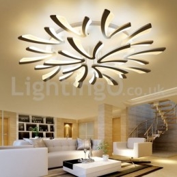 Designer Touch Decorative Personality 15 Lights Elegant Modern Flush Mount Ceiling Lights