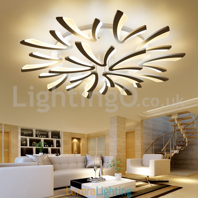Designer Touch Decorative Personality 15 Lights Elegant Modern Flush Mount Ceiling Lights