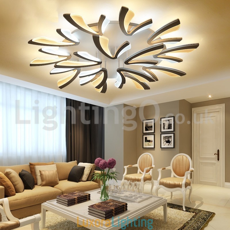Designer Touch Decorative Personality 15 Lights Elegant Modern Flush Mount Ceiling Lights