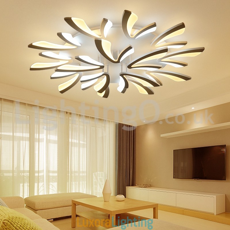 Designer Touch Decorative Personality 15 Lights Elegant Modern Flush Mount Ceiling Lights