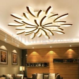 Designer Touch Decorative Personality 15 Lights Elegant Modern Flush Mount Ceiling Lights