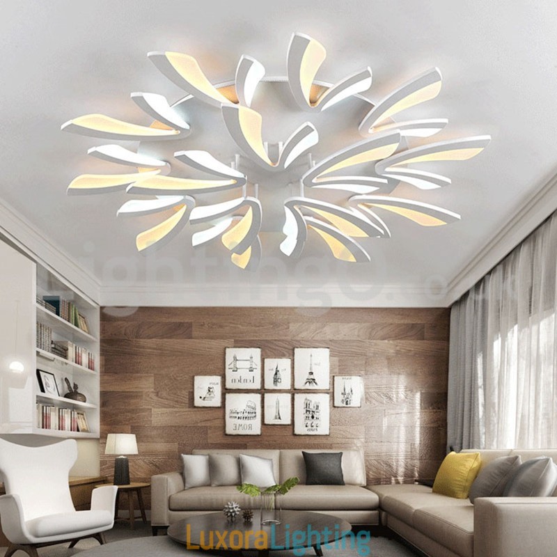 Designer Touch Decorative Personality 15 Lights Elegant Modern Flush Mount Ceiling Lights