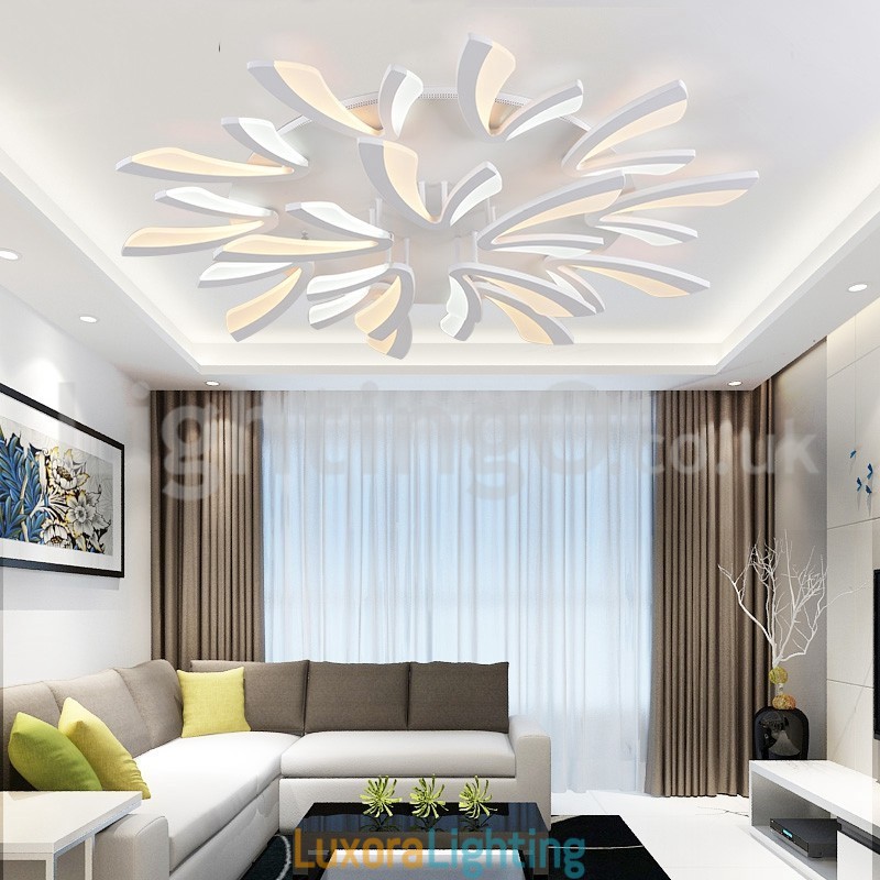Designer Touch Decorative Personality 15 Lights Elegant Modern Flush Mount Ceiling Lights