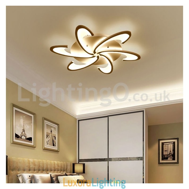 Designer Touch Decorative Cheap 6 Bulbs Modern Flush Mount Ceiling Lights