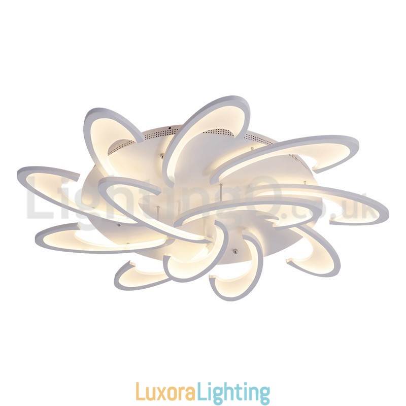 Designer Touch Decorative Discount 12 Bulbs Contemporary Flush Mount Ceiling Lights