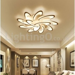 Designer Touch Decorative Discount 12 Bulbs Contemporary Flush Mount Ceiling Lights