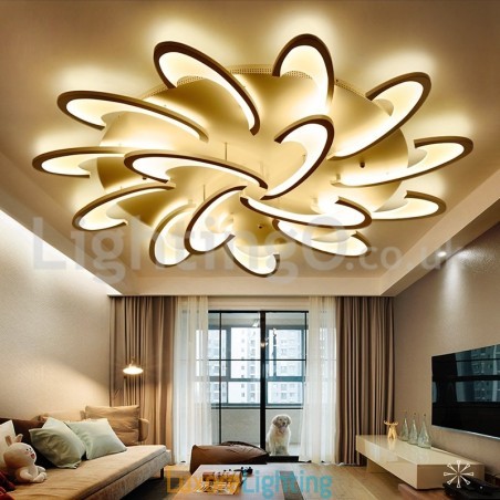 Designer Touch Decorative Discount 15 Bulbs Contemporary Flush Ceiling Lights