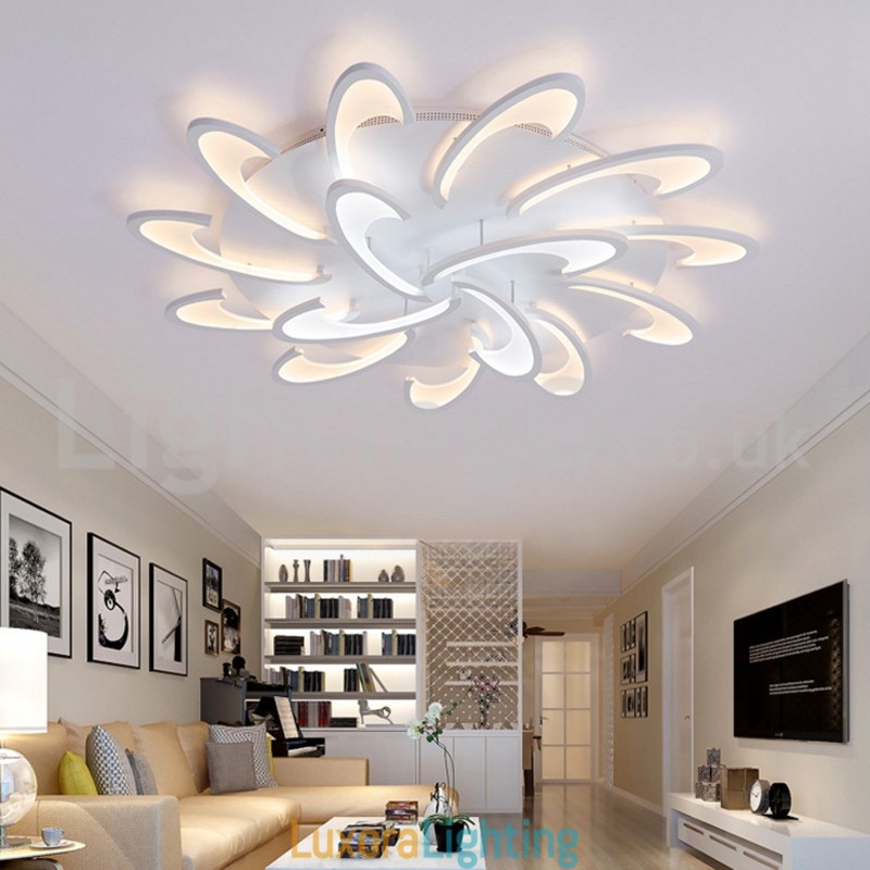 Designer Touch Decorative Discount 15 Bulbs Contemporary Flush Ceiling Lights