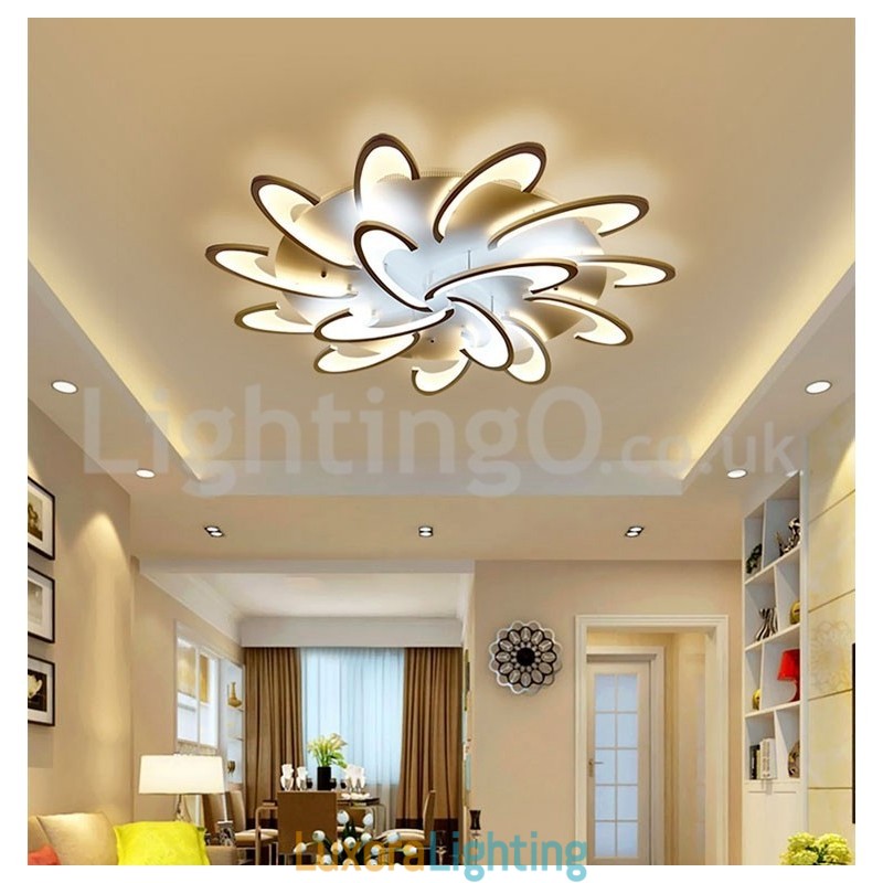 Designer Touch Decorative Discount 15 Bulbs Contemporary Flush Ceiling Lights