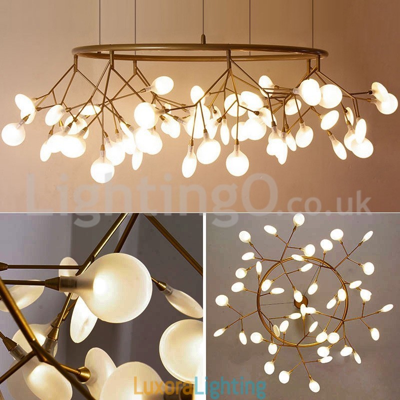 Designer Touch Decorative Luxury Post modern Round Fireflies Chandelier