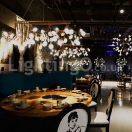 Designer Touch Decorative Luxury Post modern Round Fireflies Chandelier