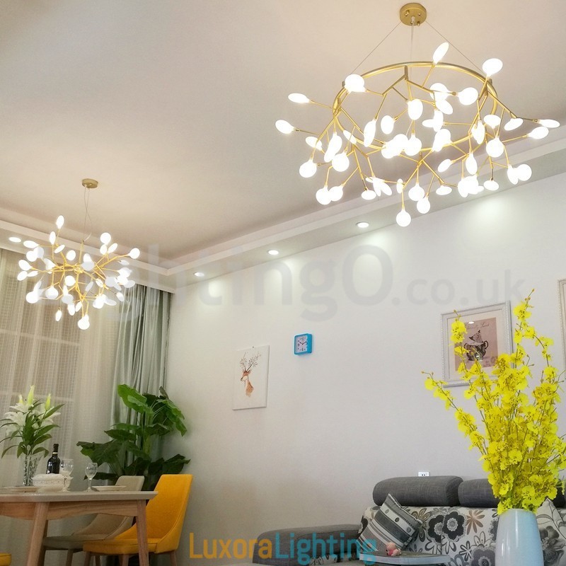 Designer Touch Decorative Luxury Post modern Round Fireflies Chandelier