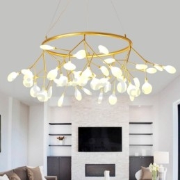 Designer Touch Decorative Luxury Post modern Round Fireflies Chandelier