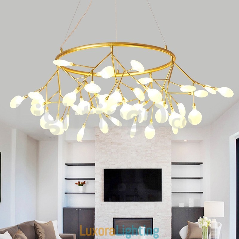 Designer Touch Decorative Luxury Post modern Round Fireflies Chandelier
