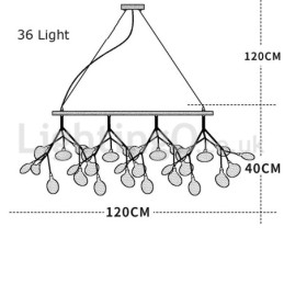 Designer Touch Decorative Post modern Fireflies Chandelier