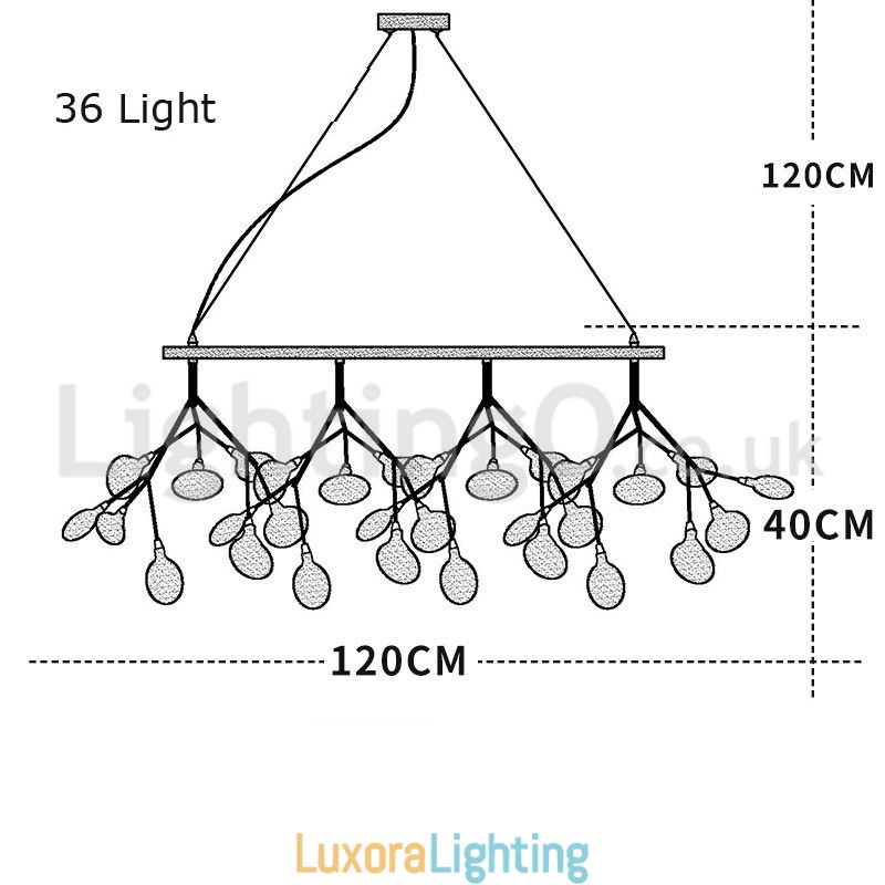 Designer Touch Decorative Post modern Fireflies Chandelier