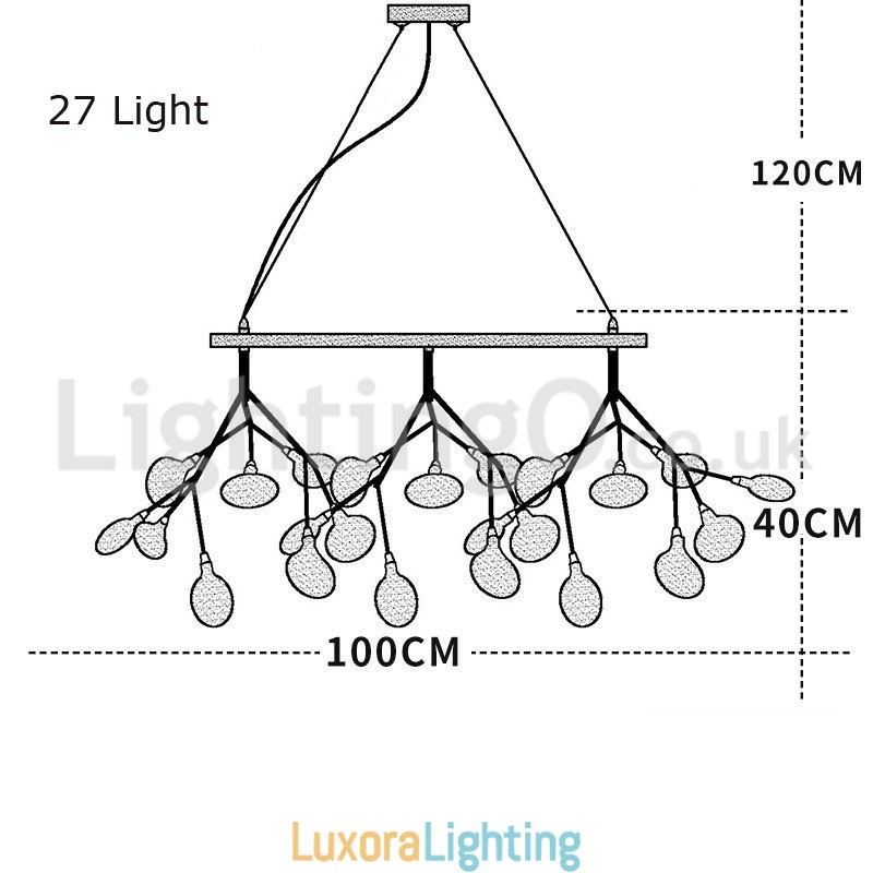 Designer Touch Decorative Post modern Fireflies Chandelier