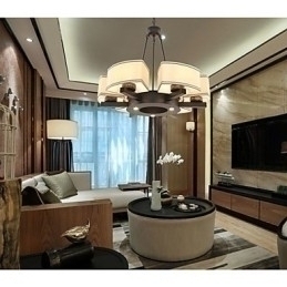 Designer Touch Decorative The Chinese Style Chandelier Iron Copper Imitation Air Lamps