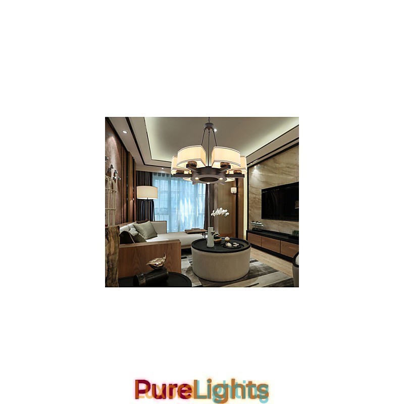 Designer Touch Decorative The Chinese Style Chandelier Iron Copper Imitation Air Lamps