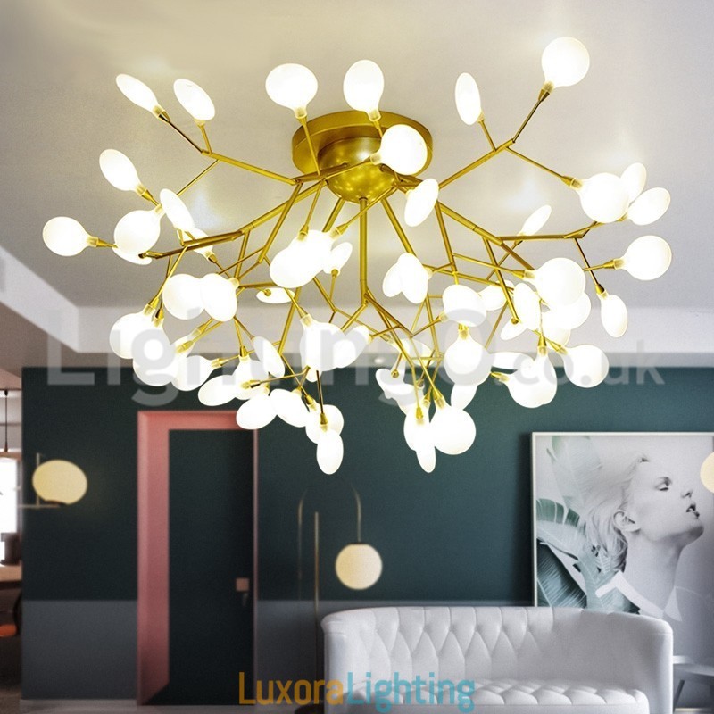 Designer Touch Decorative Firefly Flush Mounted Ceiling Light