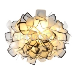 Designer Touch Decorative Modern Light Source Three Color Switching Flush Mount Ceiling Lights