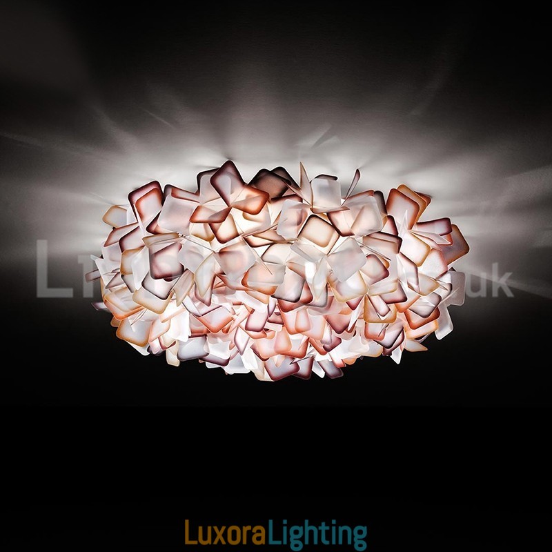 Designer Touch Decorative Modern Light Source Three Color Switching Flush Mount Ceiling Lights