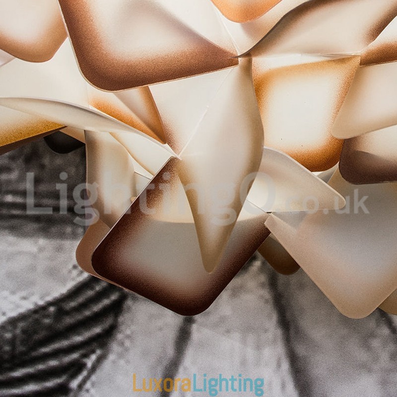 Designer Touch Decorative Modern Light Source Three Color Switching Flush Mount Ceiling Lights