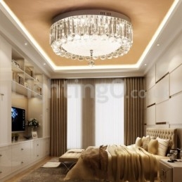 Designer Touch Decorative Modern Round Crystal Flush Mount Ceiling Lights