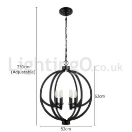Designer Touch Decorative Retro Ball Pendant Light