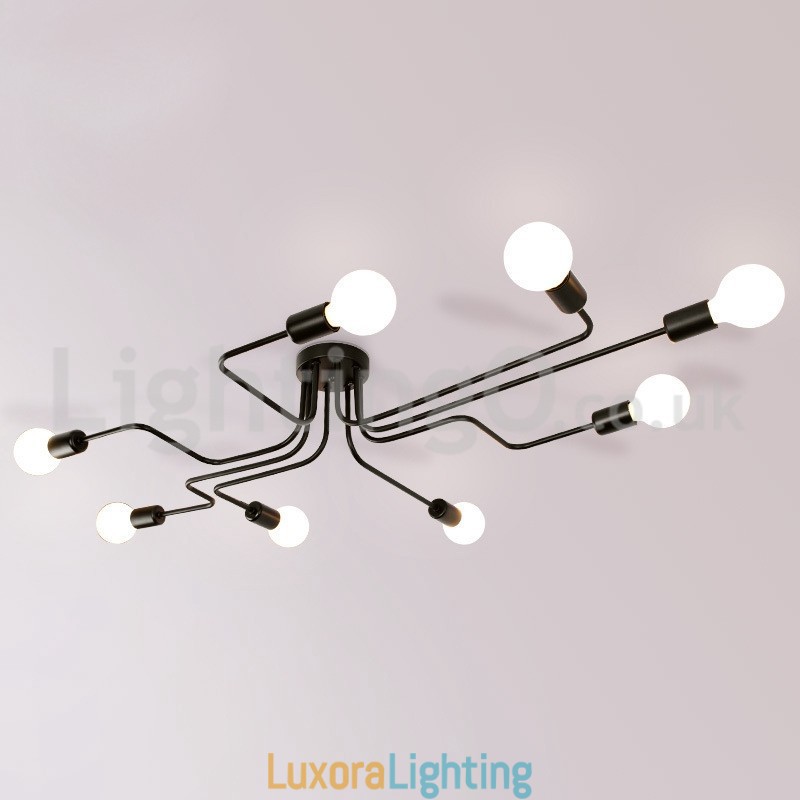 Designer Touch Decorative Countryside Flush Mounted Ceiling Lights