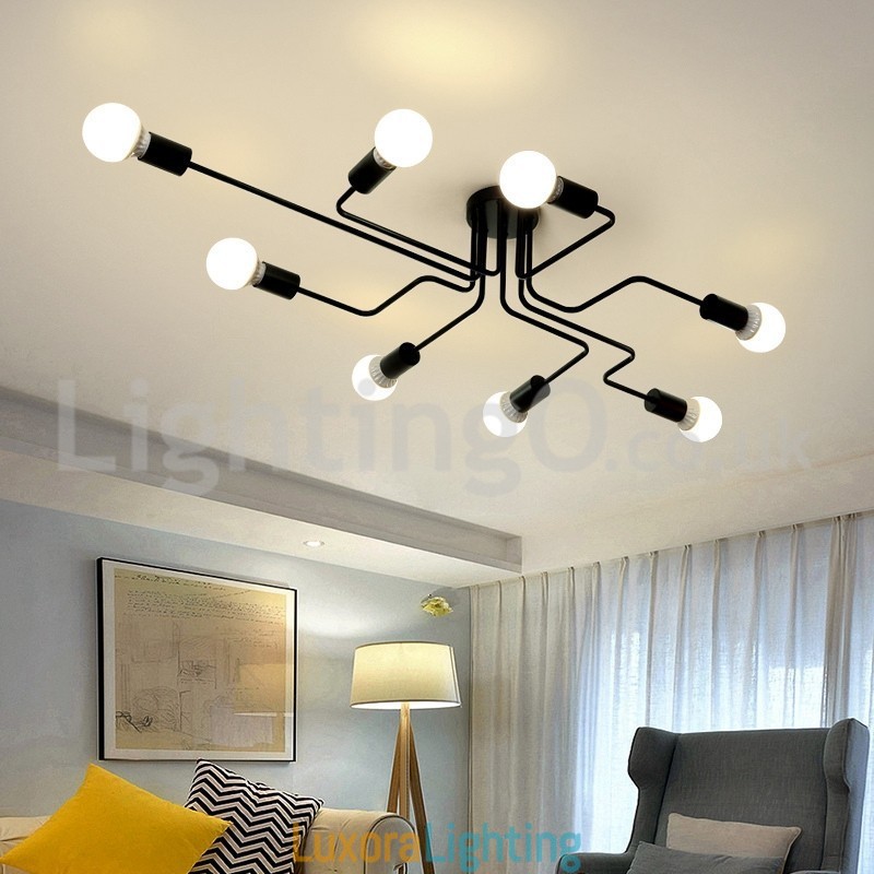 Designer Touch Decorative Countryside Flush Mounted Ceiling Lights