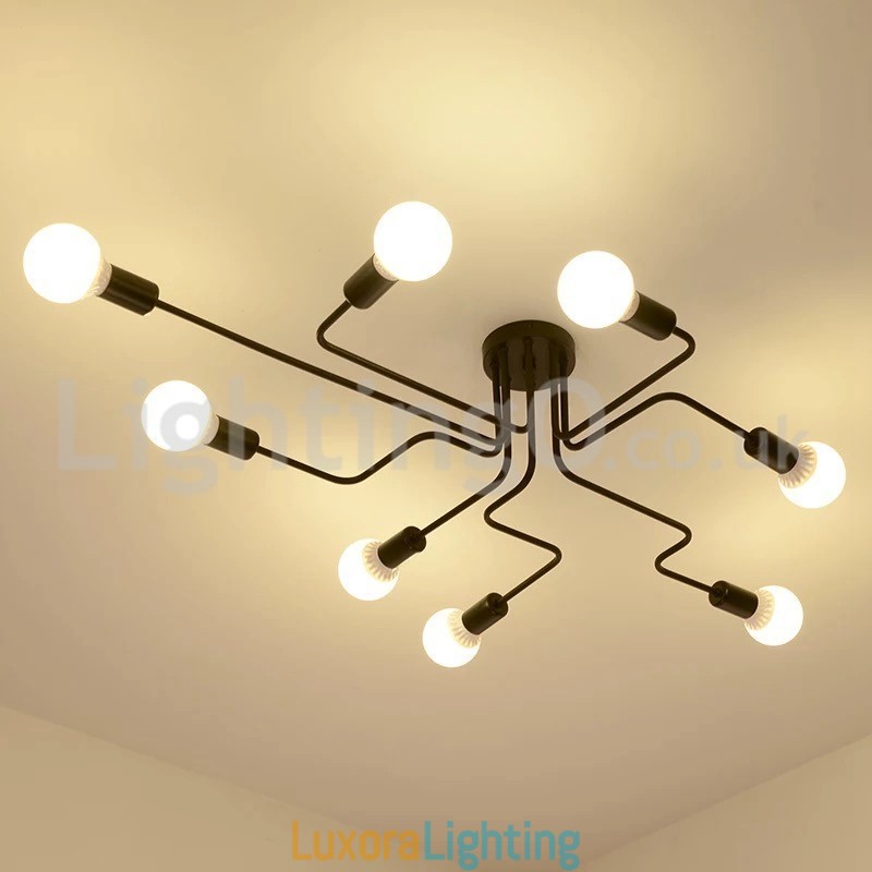 Designer Touch Decorative Countryside Flush Mounted Ceiling Lights