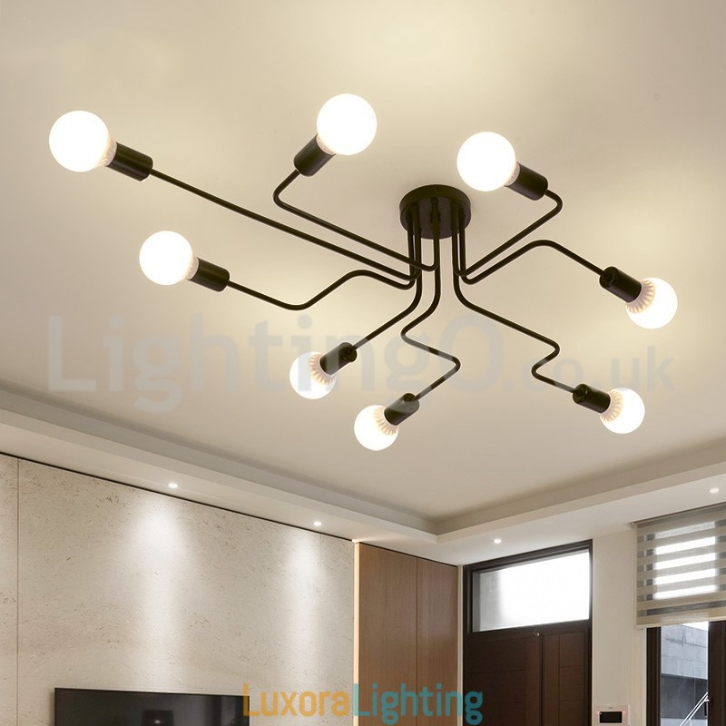 Designer Touch Decorative Countryside Flush Mounted Ceiling Lights