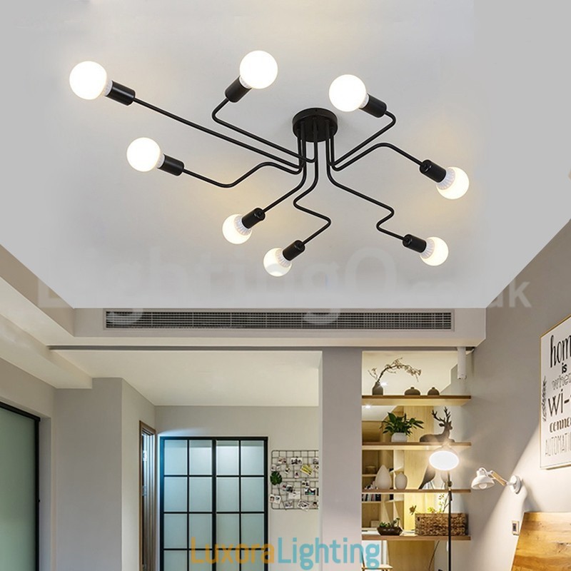 Designer Touch Decorative Countryside Flush Mounted Ceiling Lights