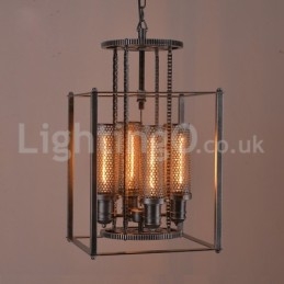 Designer Touch Decorative Retro Iron Gear Pendant Light Cafe
