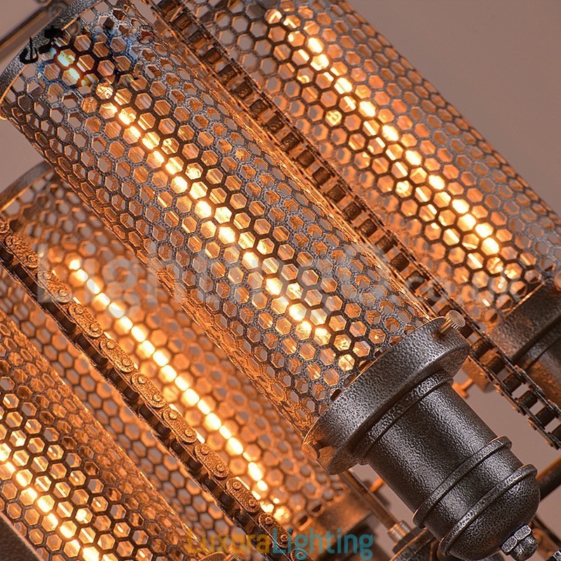 Designer Touch Decorative Retro Iron Gear Pendant Light Cafe
