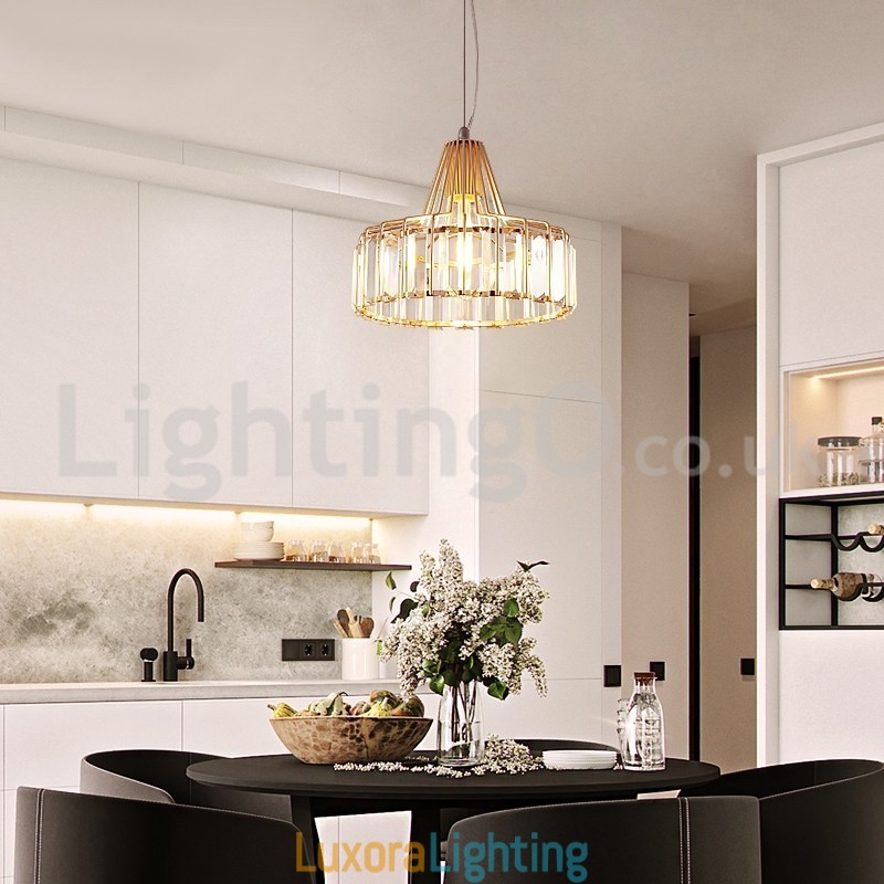 Designer Touch Decorative Nordic Single head Crystal Pendant Light