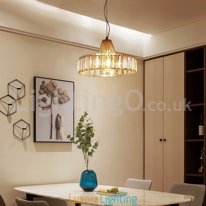 Designer Touch Decorative Nordic Single head Crystal Pendant Light