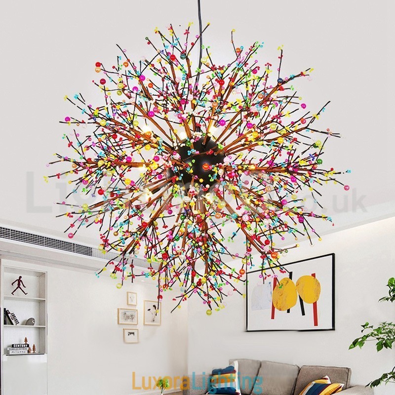 Designer Touch Decorative Nordic Dandelion Chandelier Color Chandelier
