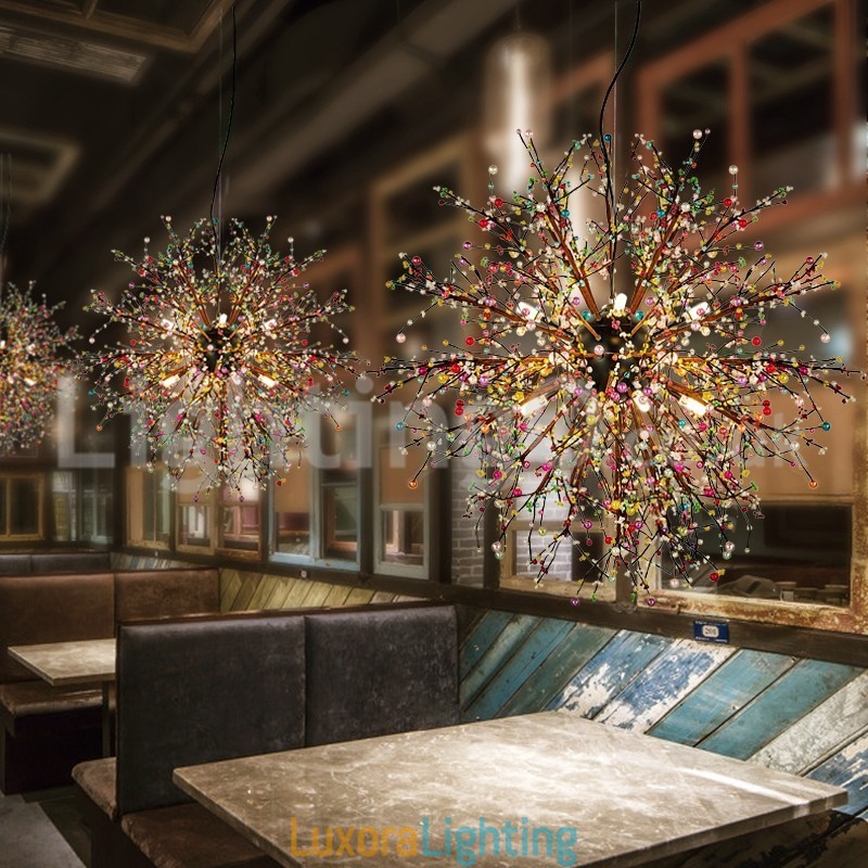 Designer Touch Decorative Nordic Dandelion Chandelier Color Chandelier