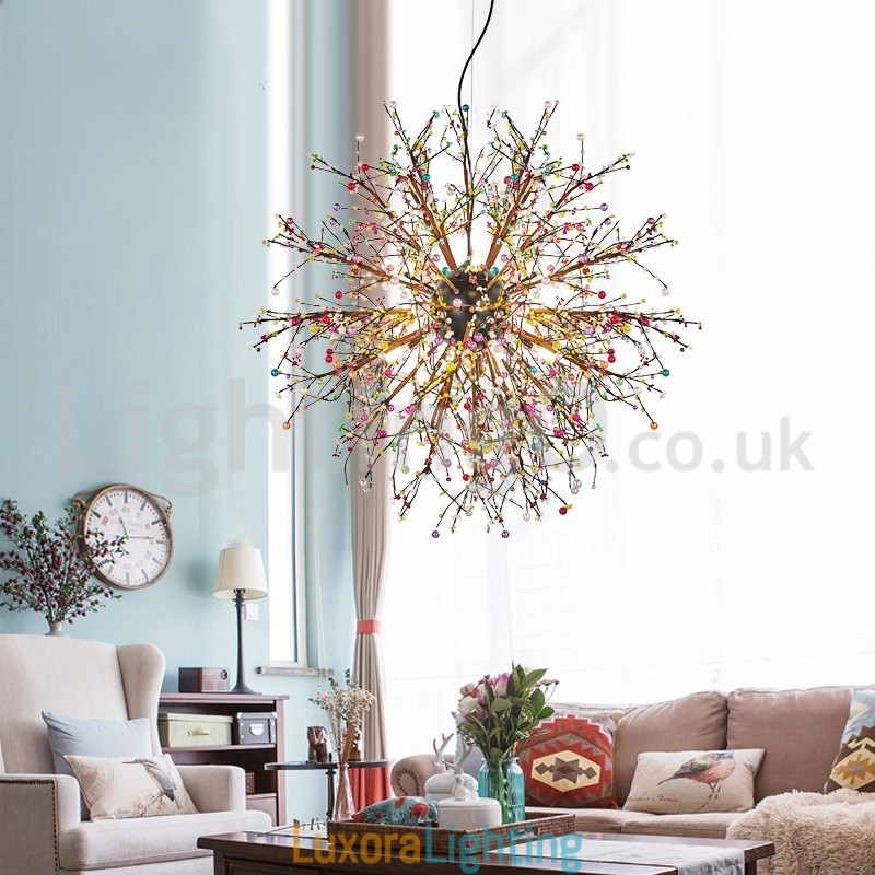 Designer Touch Decorative Nordic Dandelion Chandelier Color Chandelier