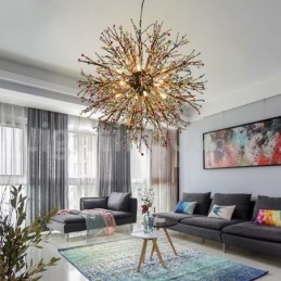 Designer Touch Decorative Nordic Dandelion Chandelier Color Chandelier